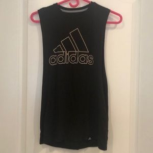 Adidas black tank top